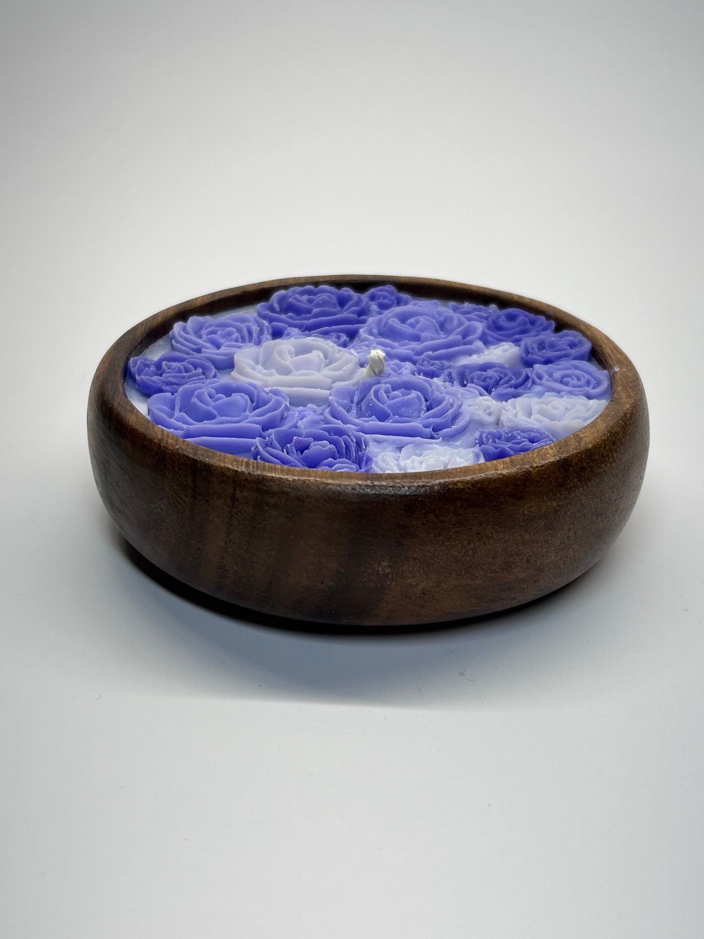 Medium purple rose bowl