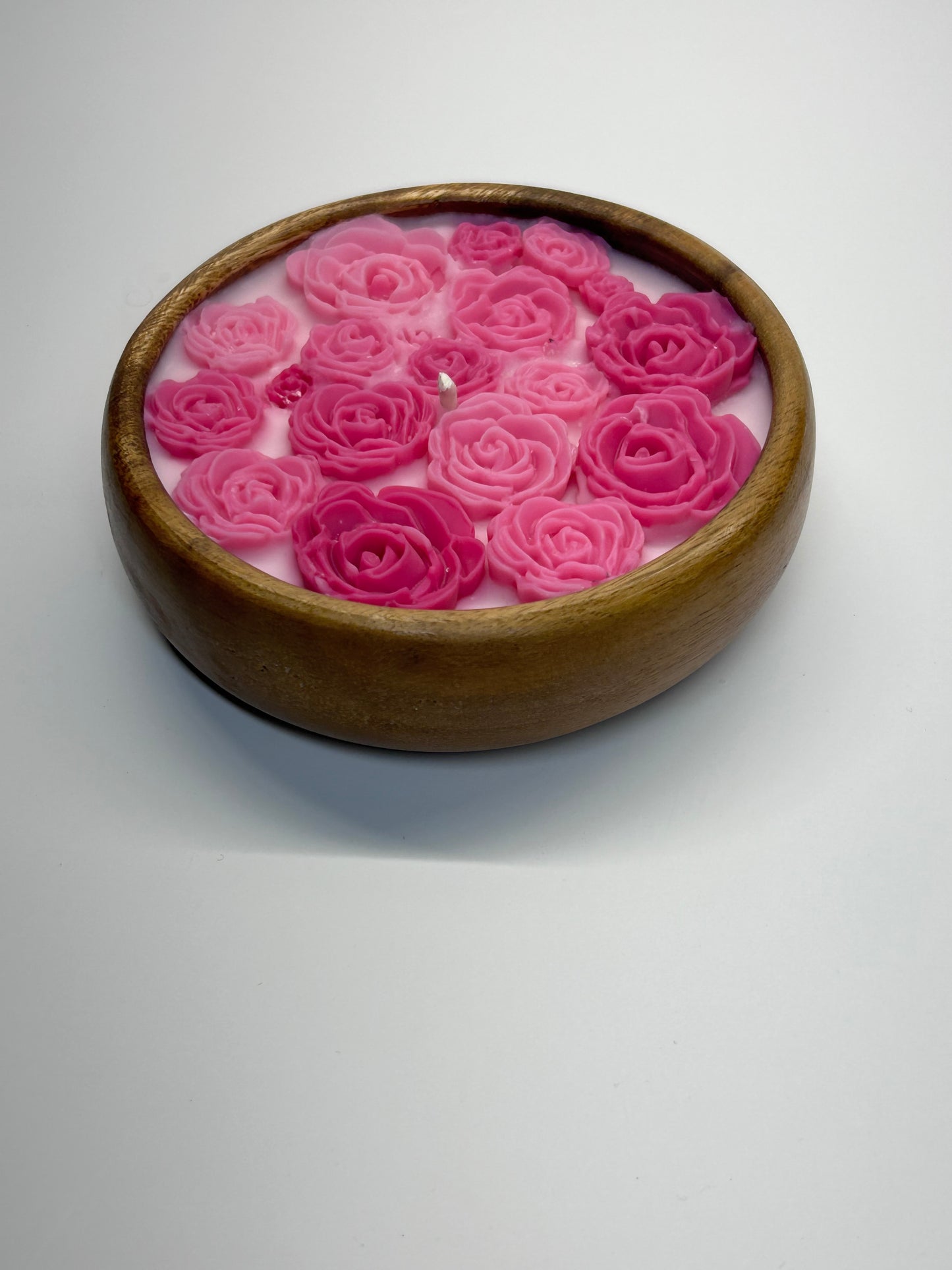 Medium Pink Rose bowl