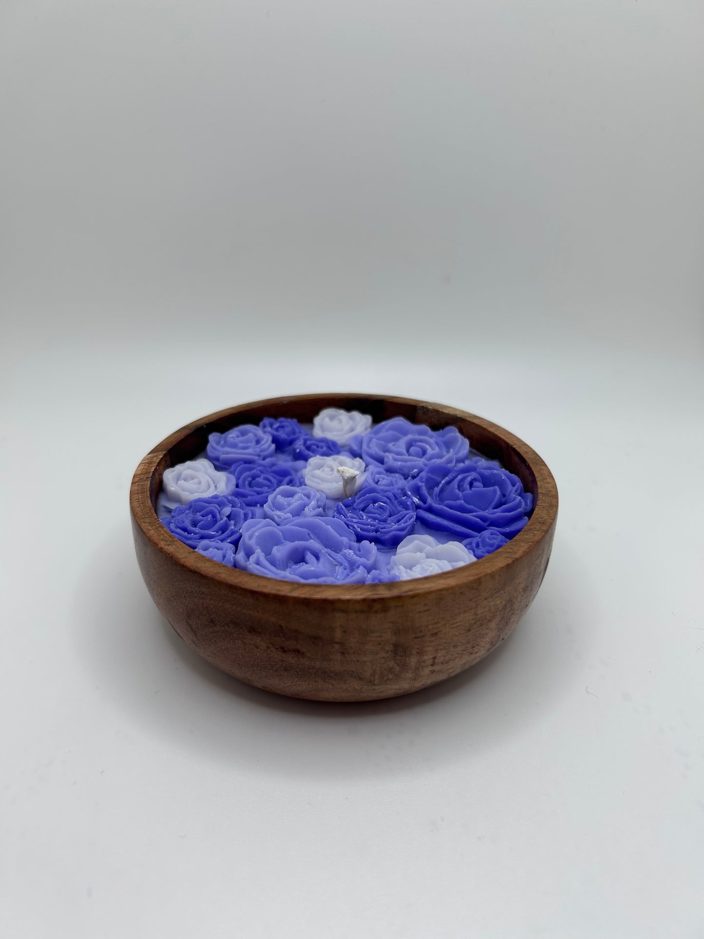 mini purple rose bowl