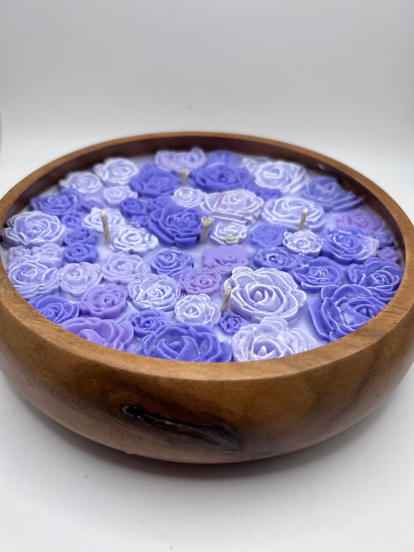 Purple Lavender Rose bowl