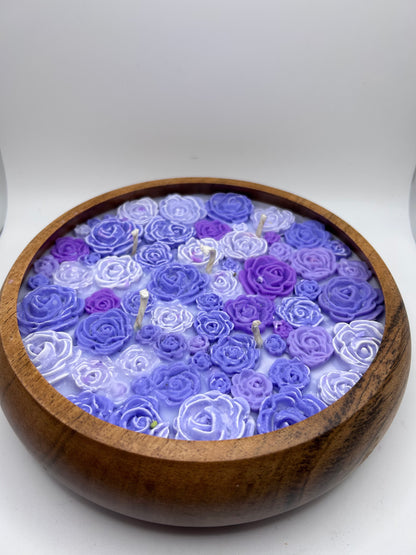 Purple Lavender Rose bowl