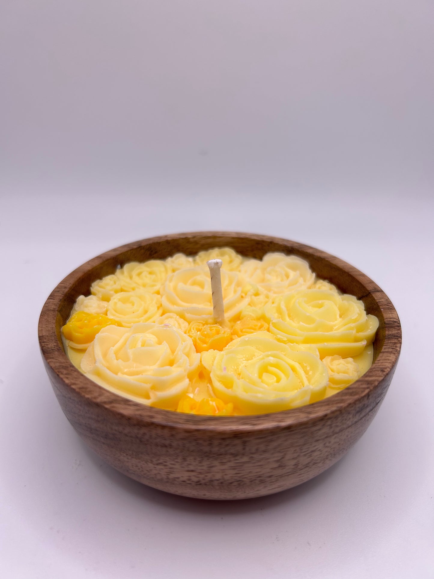 mini yellow rose bowl